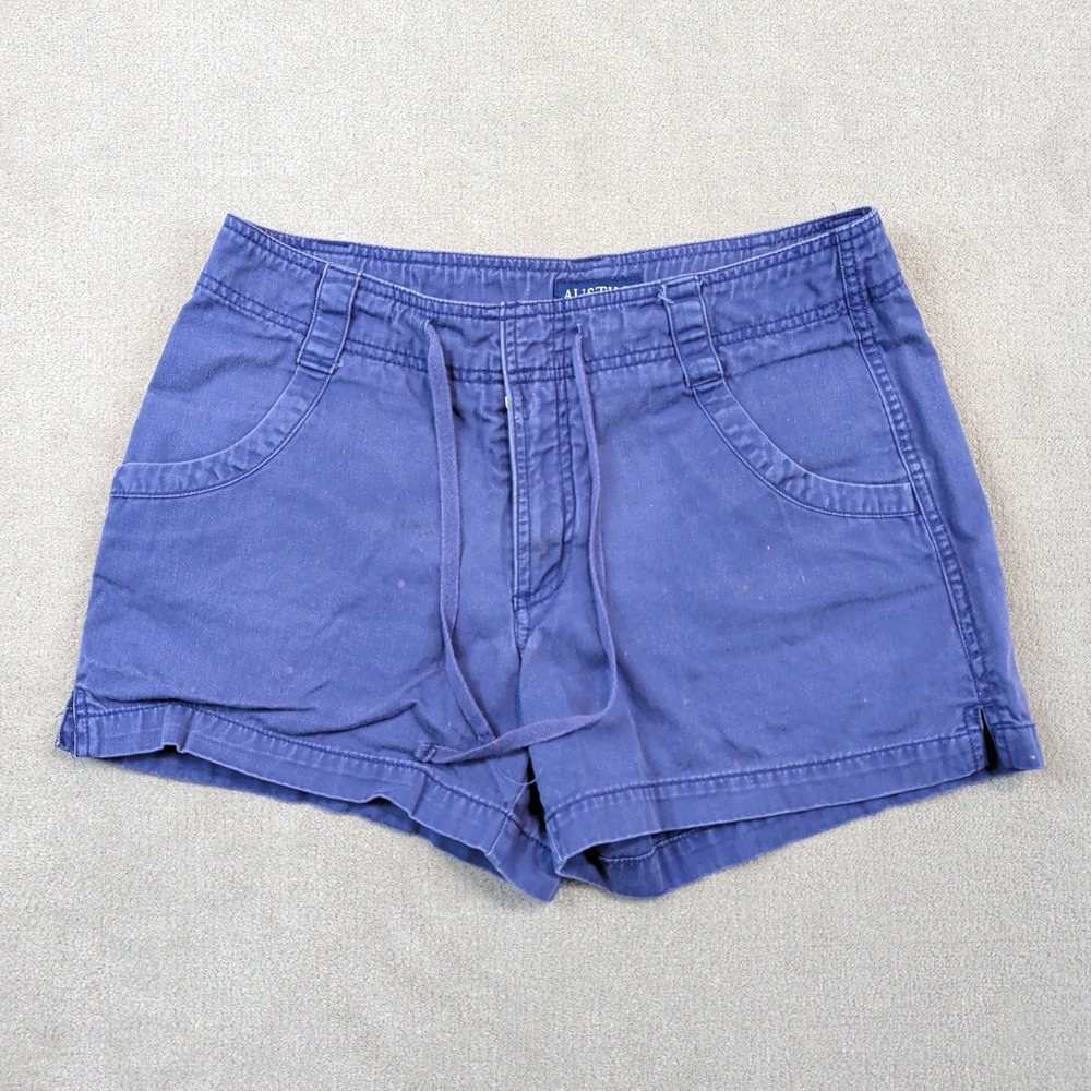 Austin Clothing Co Size 6 Vintage Purple Cotton Utility Shorts Drawstring
